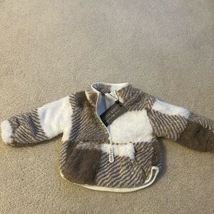Little Bibsey Sherpa pullover